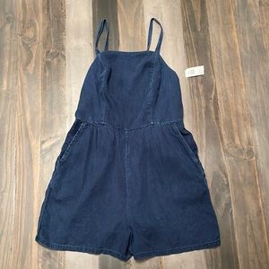 🔥 Old Navy Women’s Sz Small denim Romper 💙 Shorts